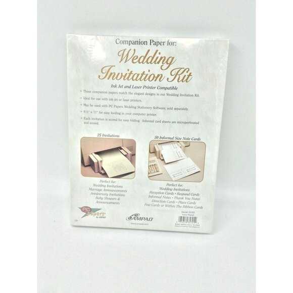 Vintage Notecards Blank 50 ct Note Cards Laser Ink-Jet Printer Printable - Picture 4 of 6